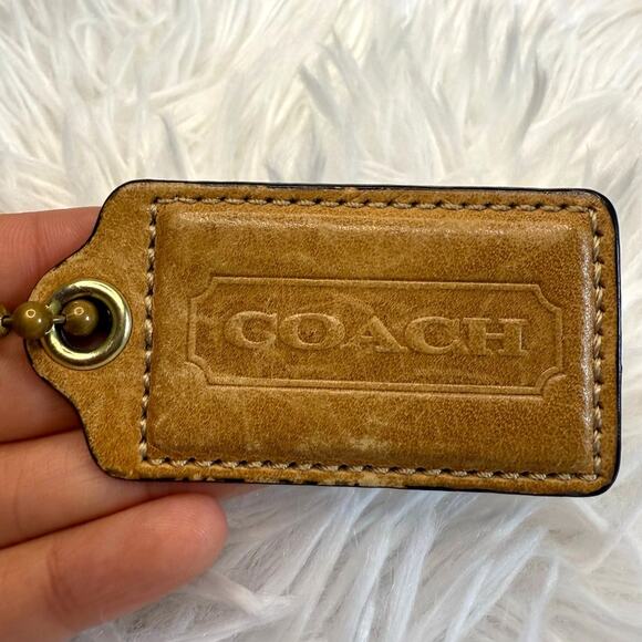 2.5" COACH Fob Bag Charm Hang tag Hangtag - Picture 1 of 2